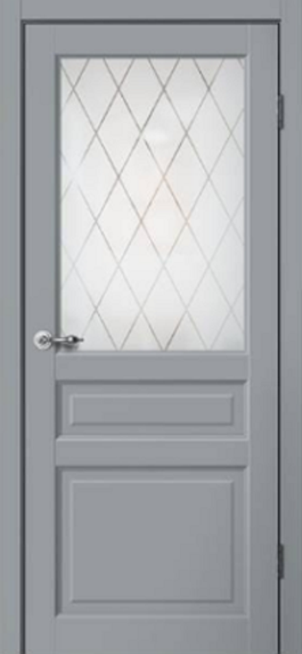 Межкомнатные двери LIDMAN Classic С3 Серый эмалит ДГ