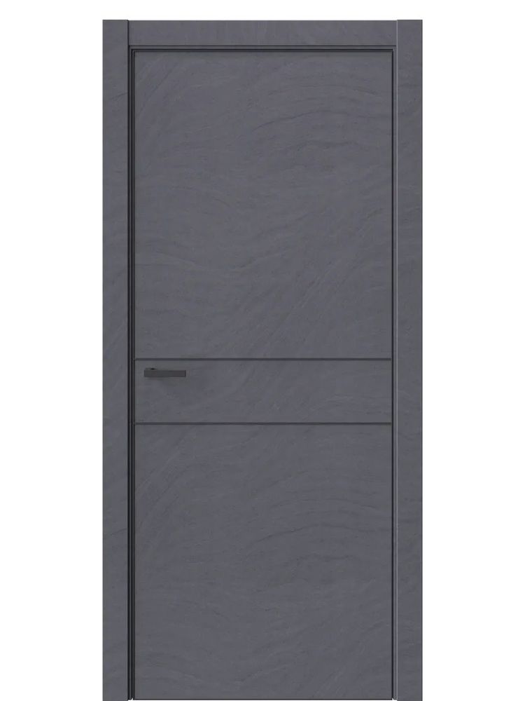 Двери WestStyle  "IN 20" Стоунлайн Дарк /алюм.кромка  ДГ