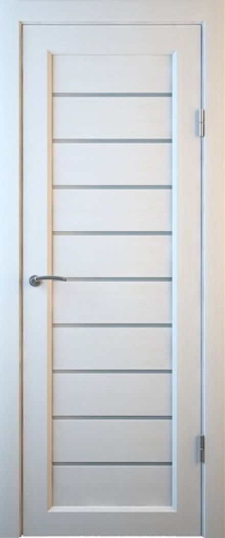Межкомнатные двери MART DOORS В5 Белое дерево/Сатинат (ДО)