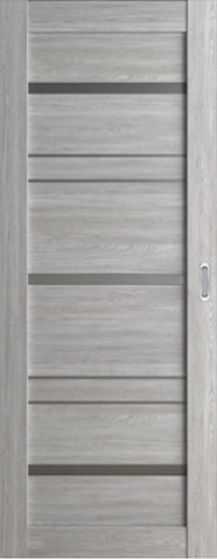 Межкомнатные двери DB-LINE DBQ-18 Дуб оксфорд/графит