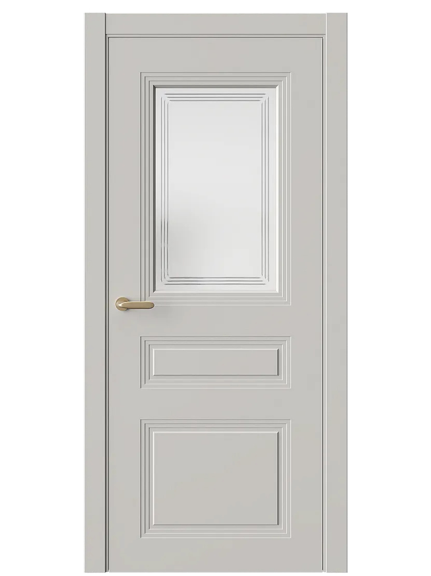 Двери WestStyle  Monte 8 Песчаный Рай/ Белое Сатинат ДО