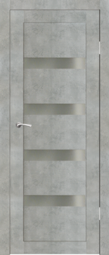 Межкомнатные двери SYNERGY "Адажио" Бетон (Сатинат матовое)