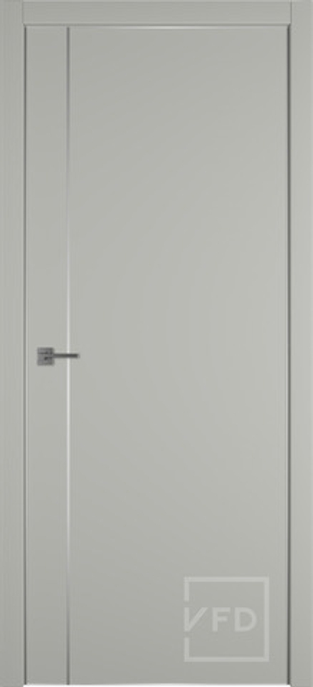 Межкомнатные двери "Urban 1V" Emalex Taupe SM 4x4 (Алюминиевая кромка) ДГ