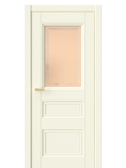 Двери WestStyle  Demiss 12  Ваниль / бронза сатинат ДО