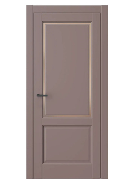 Двери WestStyle  LVT 3Е Милкшейк/ Бронза Сатинат ДО