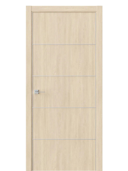 Двери WestStyle  "IN 27" Сенди /алюм.кромка  ДГ