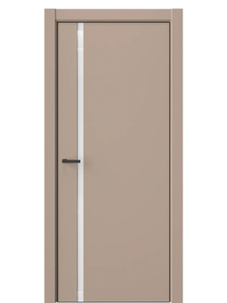 Двери WestStyle  "IN 36" Гляссе /Аляска Lacobel /алюм.кромка  ДО