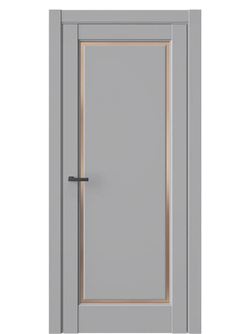 Двери WestStyle  LVT 1 Макиато/ Бронза Сатинат ДО