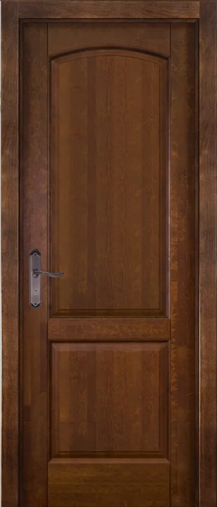 Двери межкомнатные Фоборг массив ольхи /Античный орех