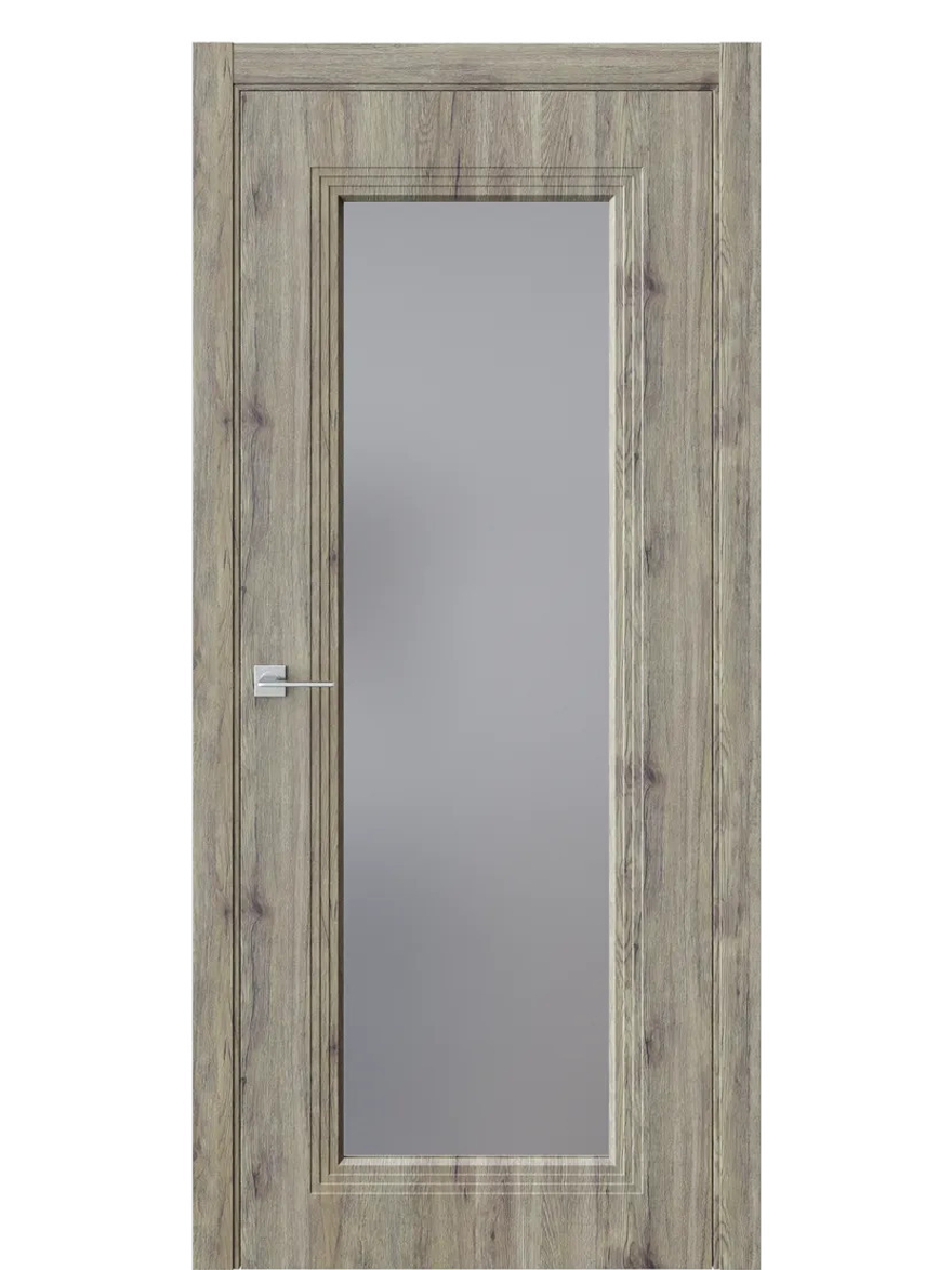 Двери WestStyle  Monte 2 Дуб Эссе /Графит Сатинат ДО