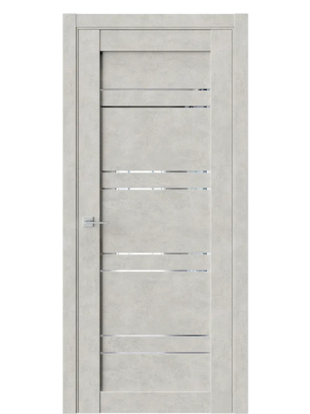 Двери WestStyle  "CZ 7 Бетон смоки/зеркало  ДО