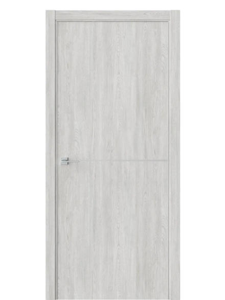 Двери WestStyle  "IN 39" Дуб Оксфорд /алюм.кромка  ДГ