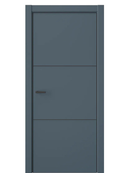 Двери WestStyle  "IN 26" Океанская Волна /алюм.кромка  ДГ