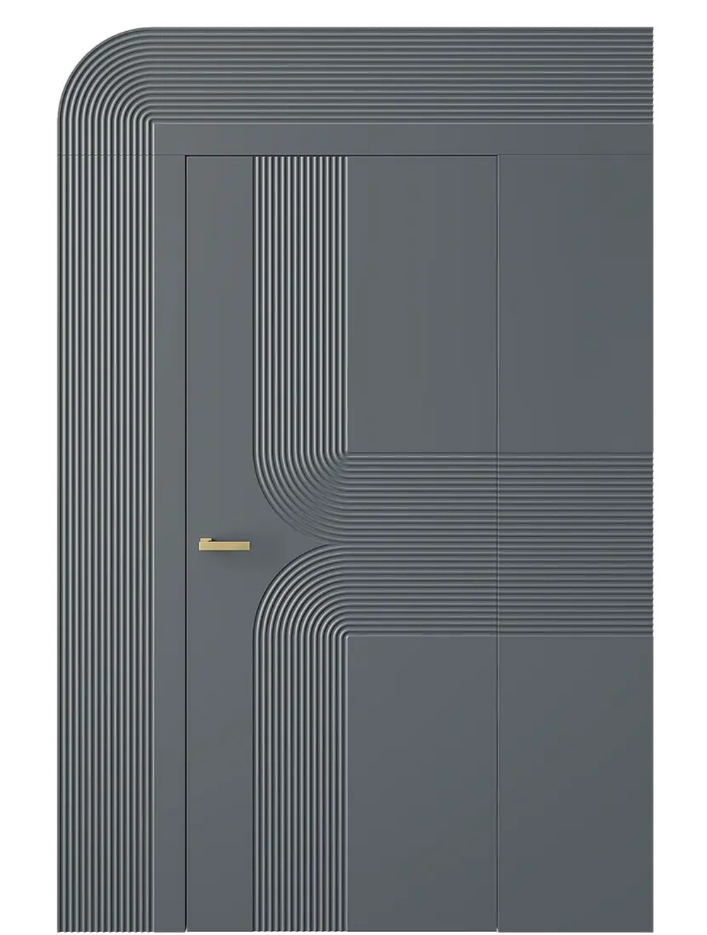 Двери WestStyle  Molis 1 RAL 7016 Графитовый ДГ