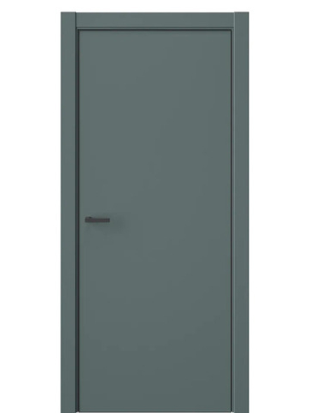 Двери WestStyle  "IN 9" Нефритовый Сад /алюм.кромка  ДГ