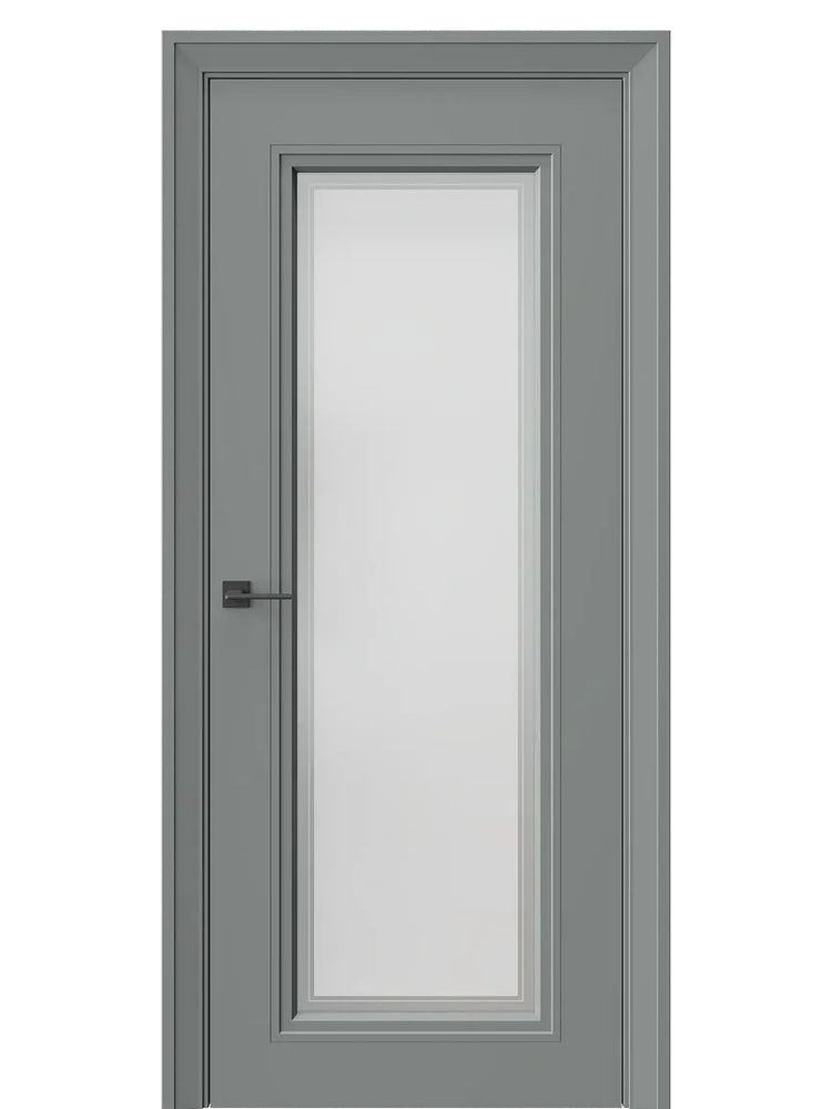 Двери WestStyle Eliss 2 Морская галька /белое сатинат  ДО