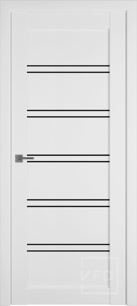 Межкомнатные двери ВФД "EMALEX 28 Black Gloss" EMALEX ICE