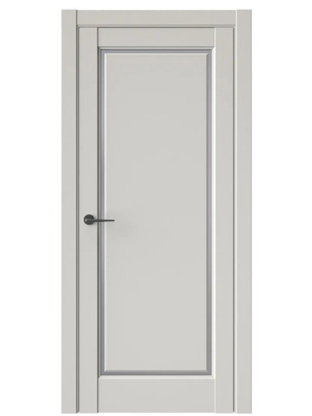 Двери WestStyle  LVT 1 Песчаный Рай/ Графит Сатинат ДО