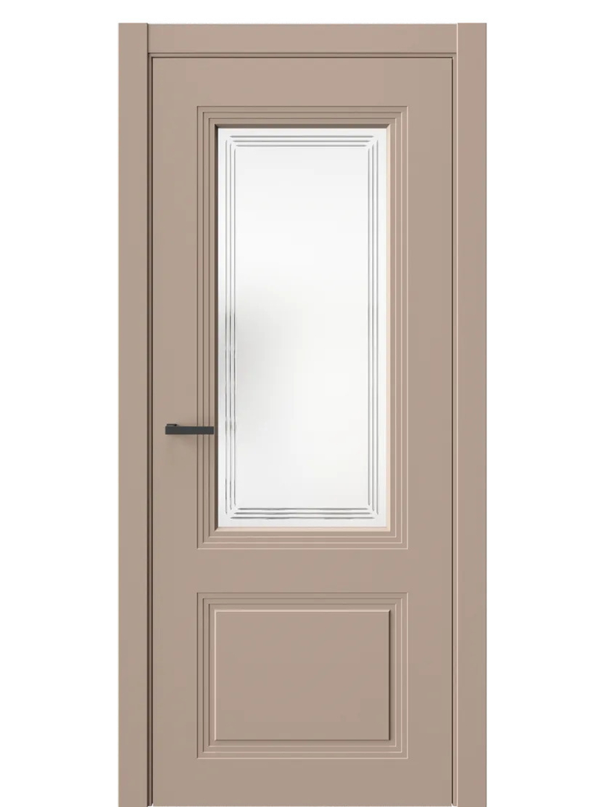 Двери WestStyle  Monte 4 Гляссе /Белое Сатинат ДО