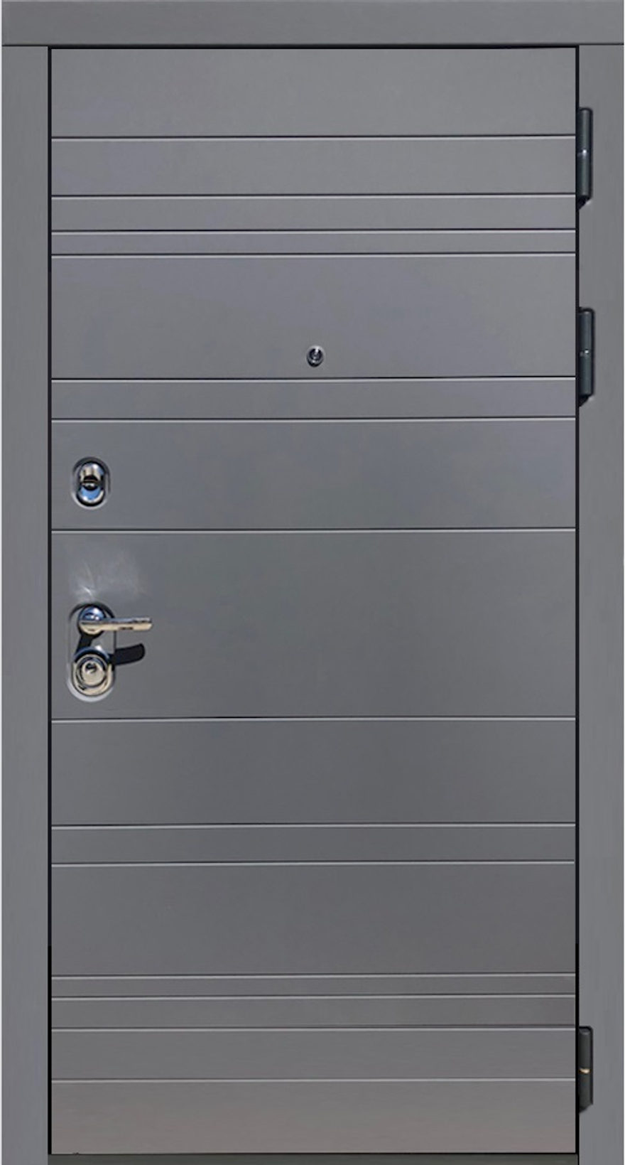 Сейф-двери сударь мд-39 серая матовая/серая матовая
