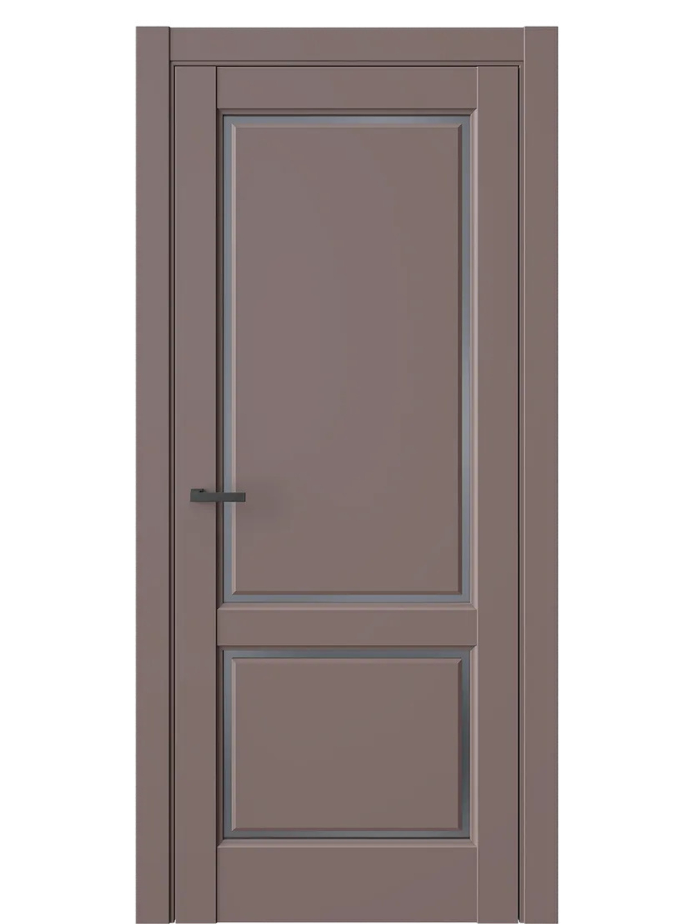 Двери WestStyle  LVT 3 Милкшейк/ Графит Сатинат ДО