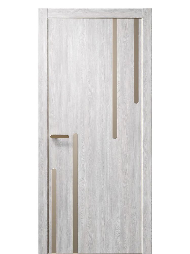 Двери WestStyle  "IN М3" Дуб Оксфорд /молдинг /алюм.кромка  ДГ