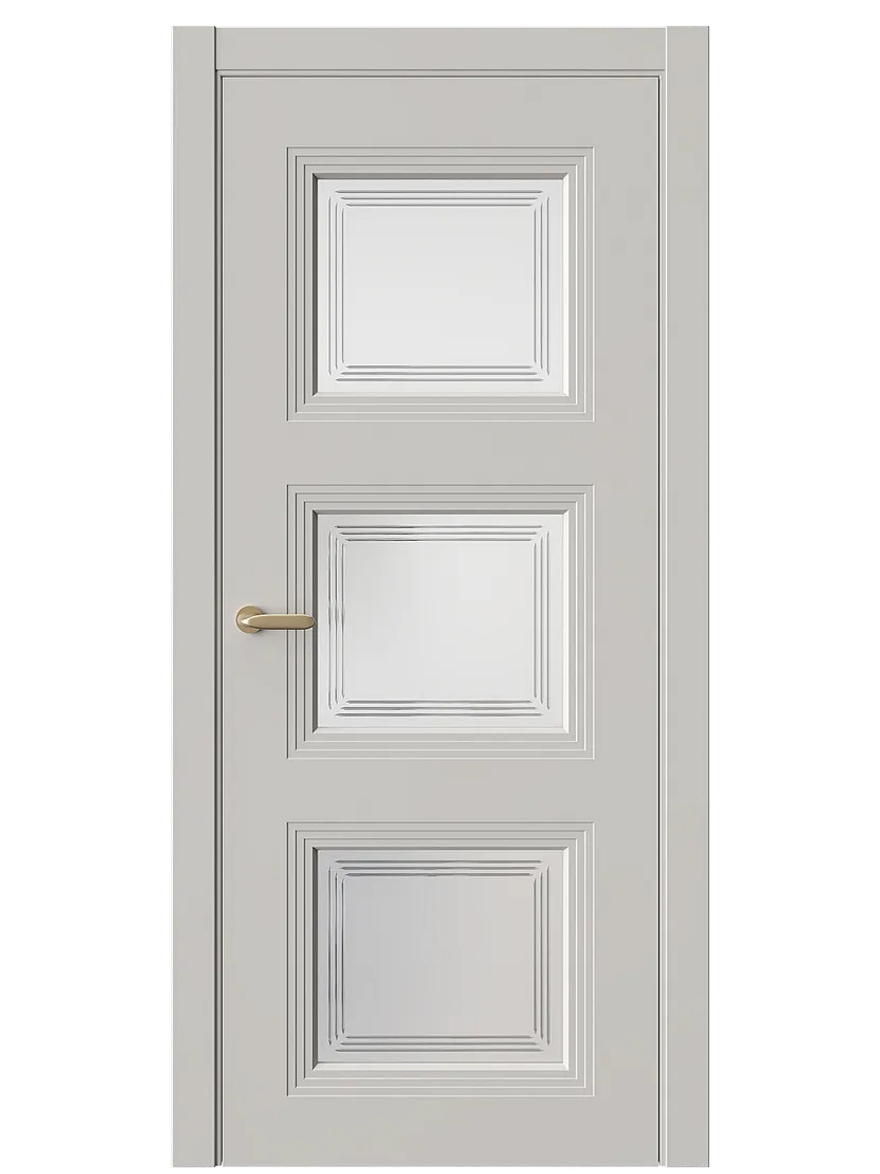 Двери WestStyle  Monte 6 Песчаный Рай/ Белое Сатинат ДО