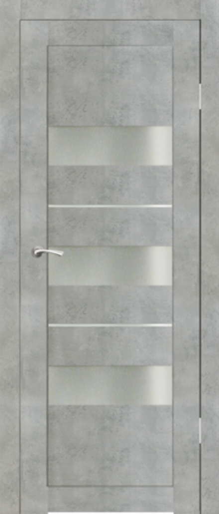 Межкомнатные двери SYNERGY  "Дельта" Бетон (Сатинат матовое)