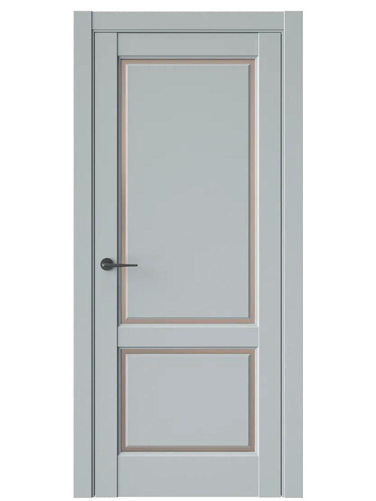 Двери WestStyle  LVT 3 Платиновый Дым/ Бронза Сатинат ДО