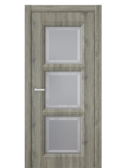 Двери WestStyle  Demiss 6  Дуб Эссе / графит сатинат ДО