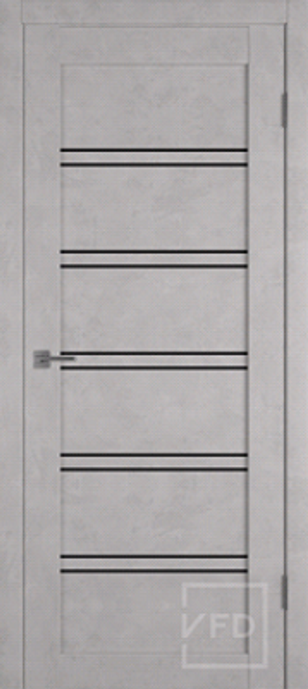 Межкомнатные двери ВФД 28 WC ATUM PRO/Antic Loft/Black Cloud (ДО)