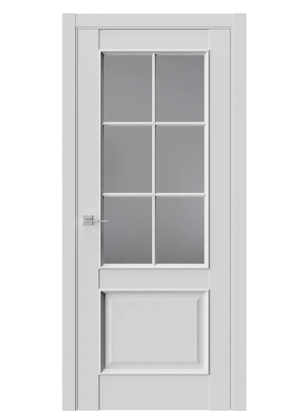 Двери WestStyle En 6 Emlayer серый / Графит Сатинат  ДО