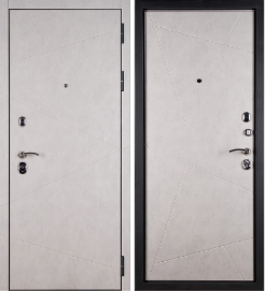 СЕЙФ-ДВЕРЬ Sidoorov S-100 3К Бетон/Зеркало макси Бетон