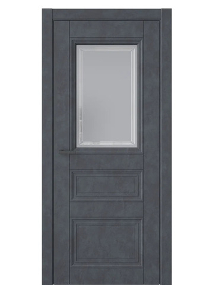 Двери WestStyle  Demiss 12  Бетон Маренго / графит сатинат ДО