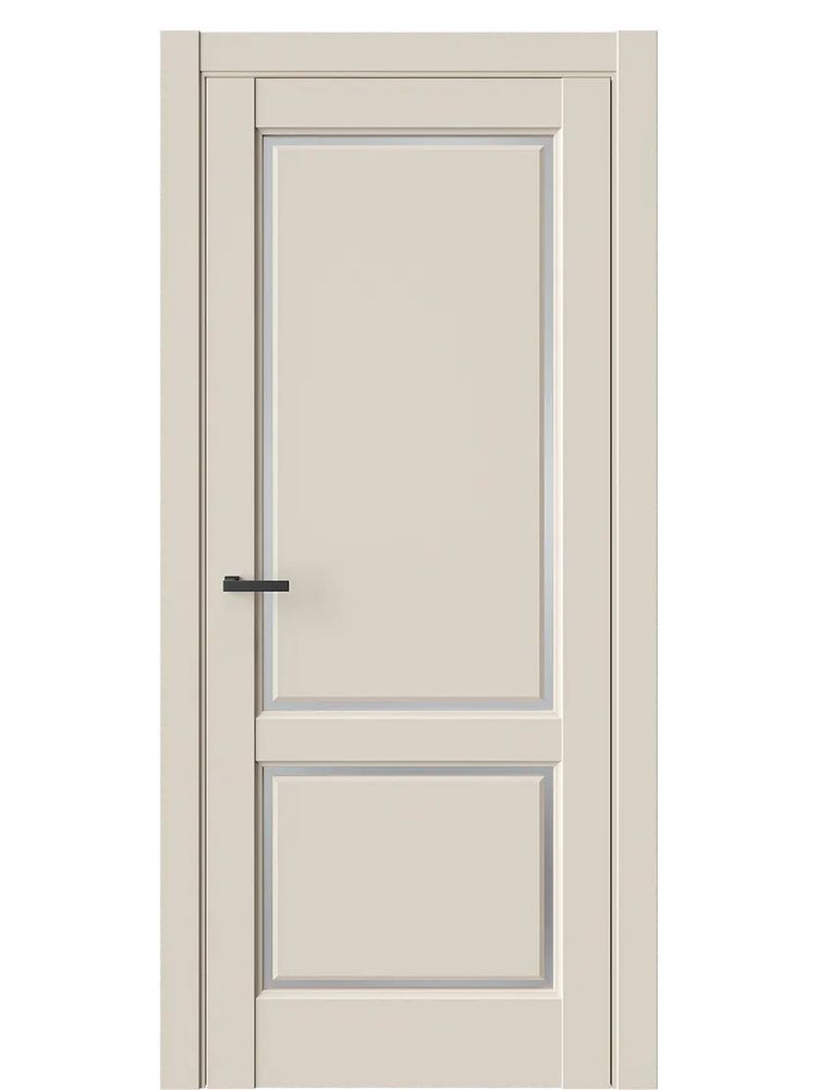 Двери WestStyle  LVT 3 Лазурный Песок/ Белое Сатинат ДО