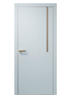 Двери WestStyle  "IN М1.2" Белая Ночь /молдинг /алюм.кромка  ДГ