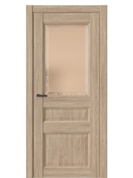 Двери WestStyle Enika 6 Брандо /Бронза Сатинат  ДО