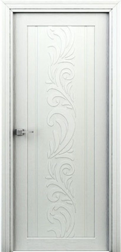 Межкомнатные двери БЕКАР S 03 Белая ПВХ (ДГ)
