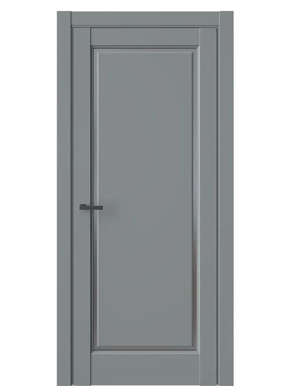 Двери WestStyle  LVT 1 Морская Галька/ Графит Сатинат ДО