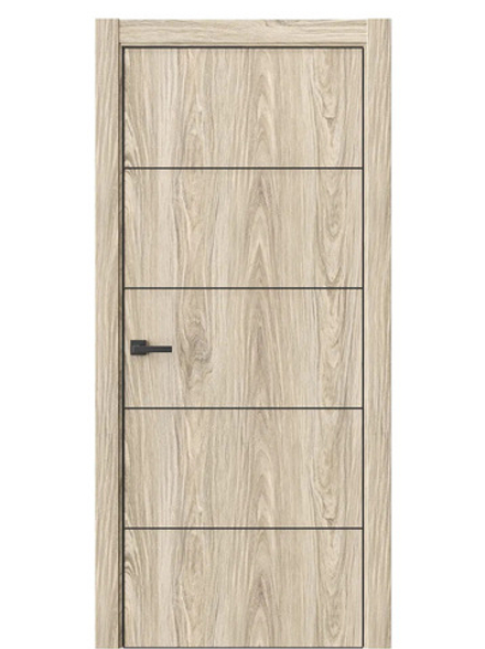 Двери WestStyle  "IN 27" Дуб Мюнстер /алюм.кромка  ДГ