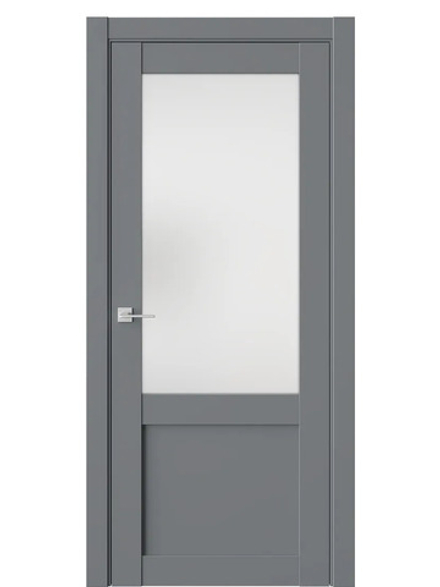 Двери WestStyle  NR4  Альпийская Ночь /Белое Сатинат ДО