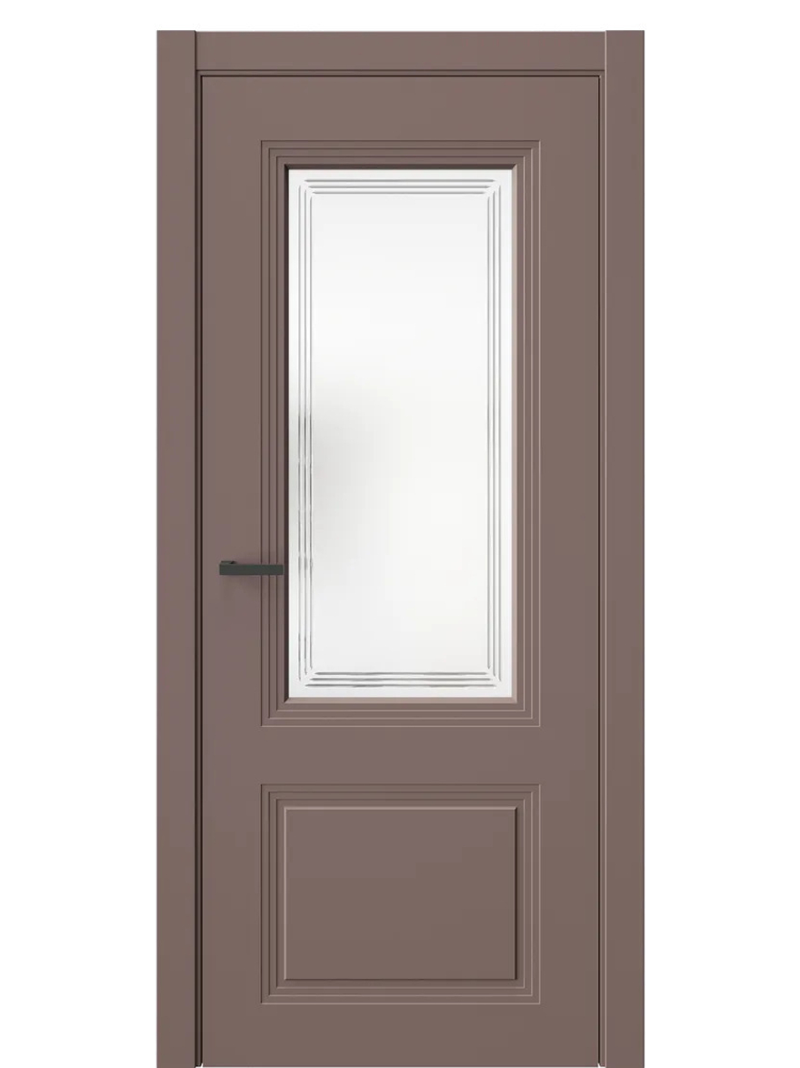 Двери WestStyle  Monte 4 Милкшейк /Белое Сатинат ДО