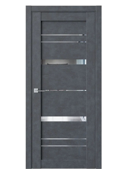 Двери WestStyle  "CZ 2 Бетон маренго/зеркало  ДО