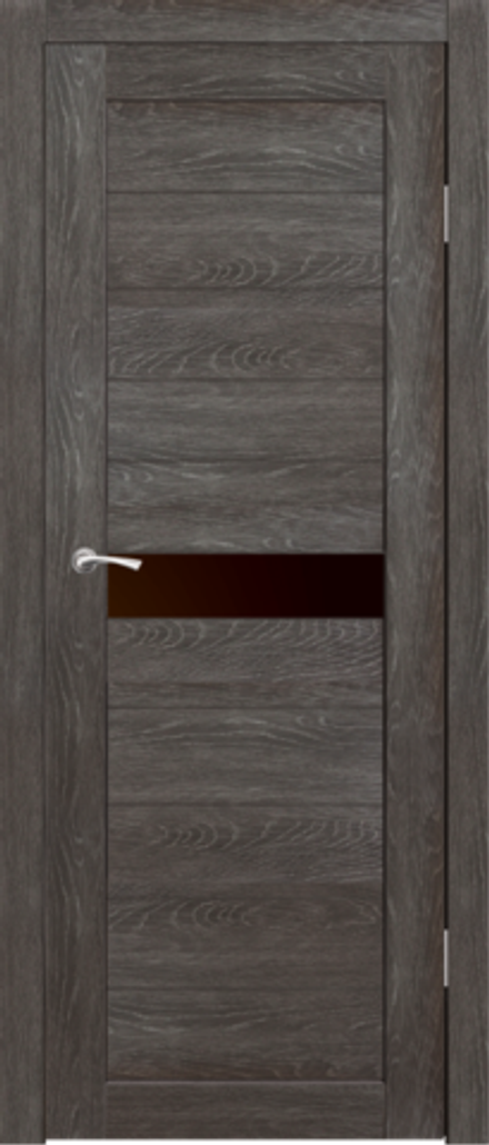 Межкомнатные двери SYNERGY "Примо" ДО Гранит (Лакобель черное)