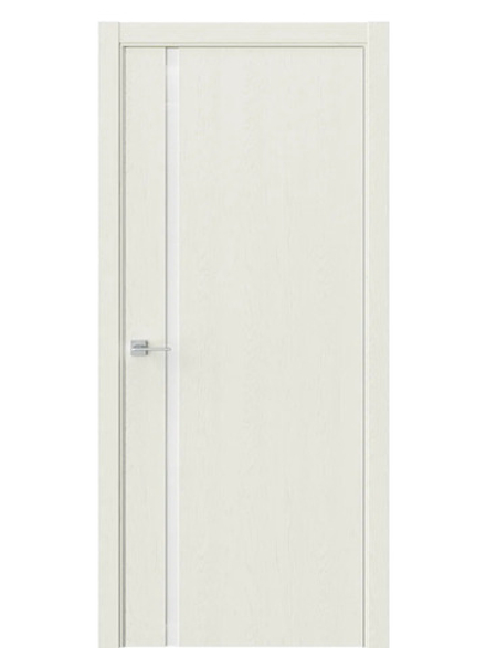 Двери WestStyle  "IN 36" Дуб Монтана /Аляска Lacobel /алюм.кромка ДО