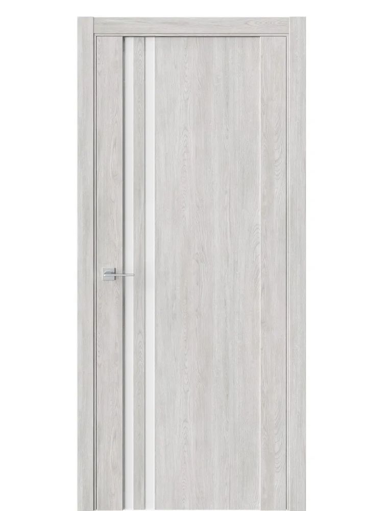 Двери WestStyle F29 Дуб оксфорд /Белое Lacobel  ДО