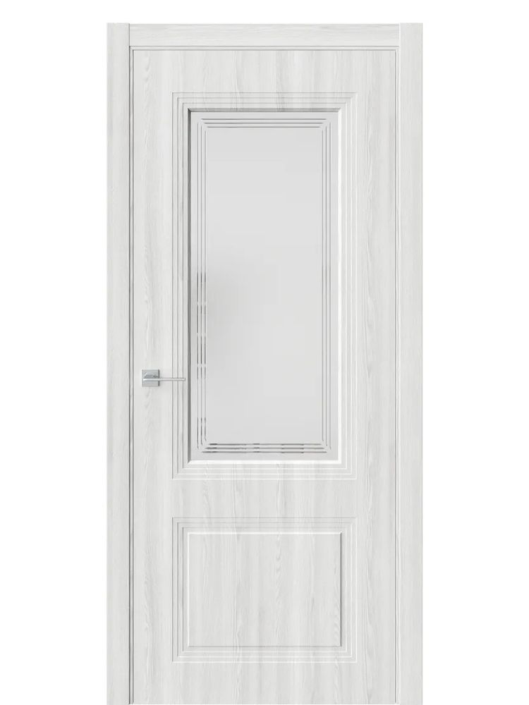 Двери WestStyle  Monte 4 Клен Айс /Белое Сатинат ДО