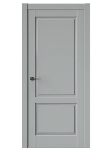 Двери WestStyle  LVT 3 Серая Гавань/ Графит Сатинат ДО