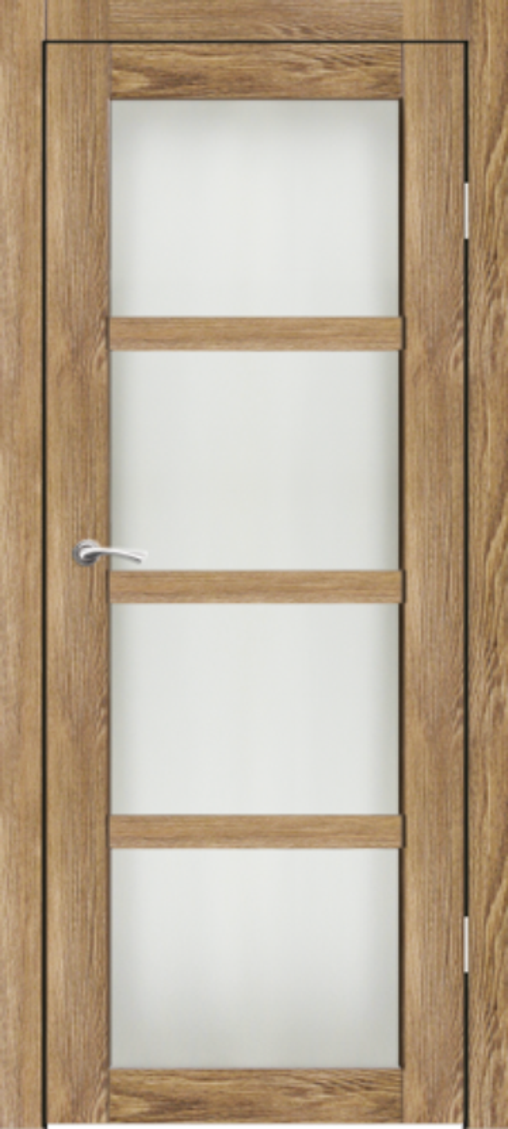 Межкомнатные двери SYNERGY "Трио" Ель карпатская (Сатинат матовое)