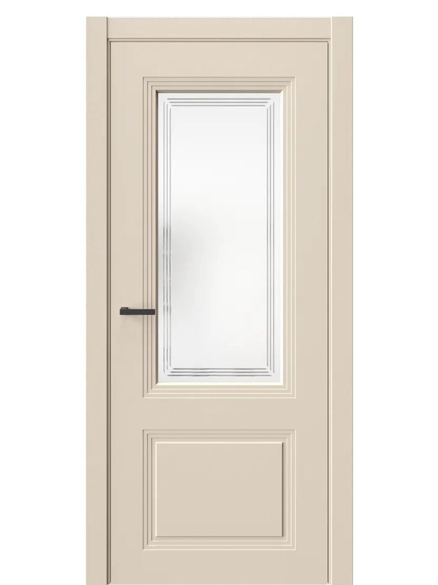 Двери WestStyle  Monte 4 Лазурный Песок /Белое Сатинат ДО